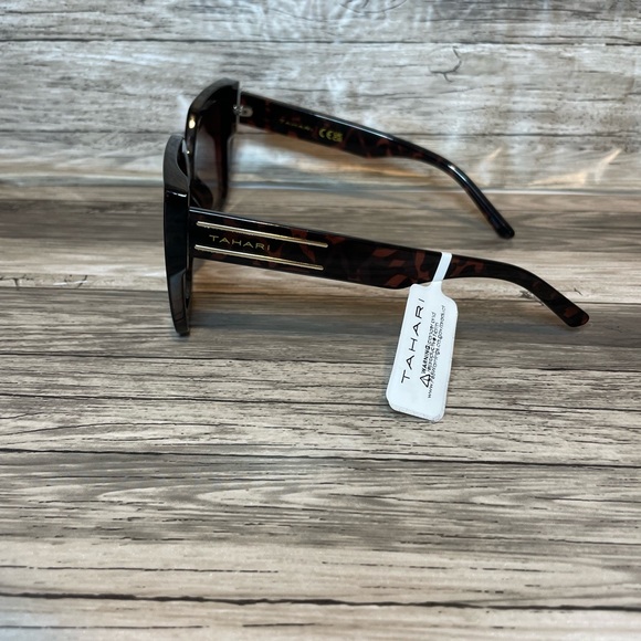 TAHARI Women's Th904 Oversized 100% Uv400 Protective Square Sunglasses - Picture 3 of 6